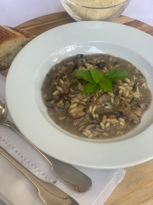 Risotto con hongos