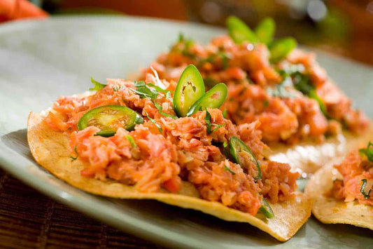 Tostadas de Marlín Ahumado