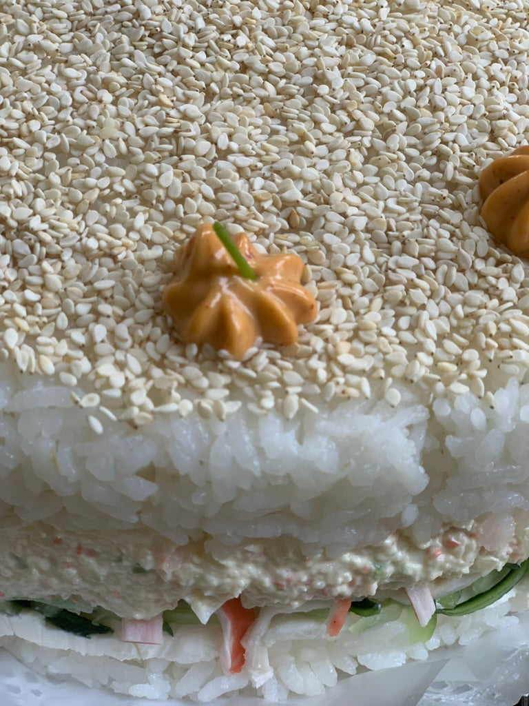 Sushi cake