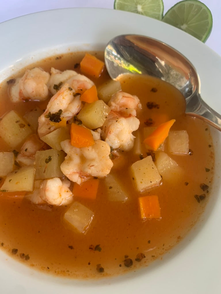 Caldo de camarón