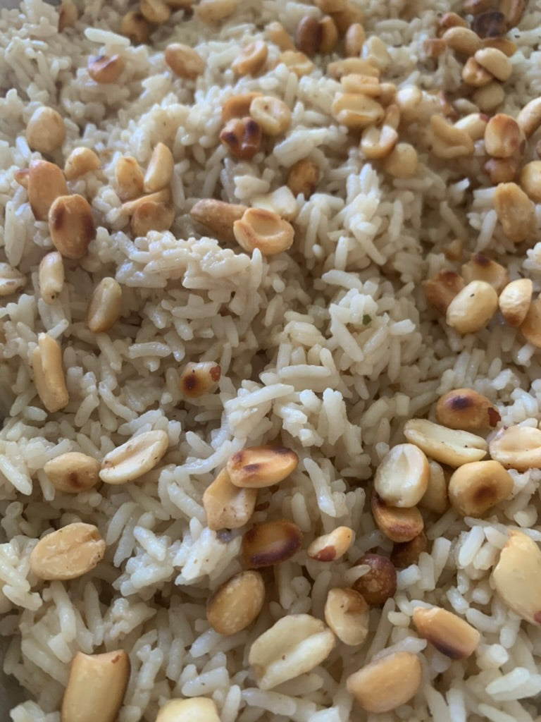 Arroz al cacahuate