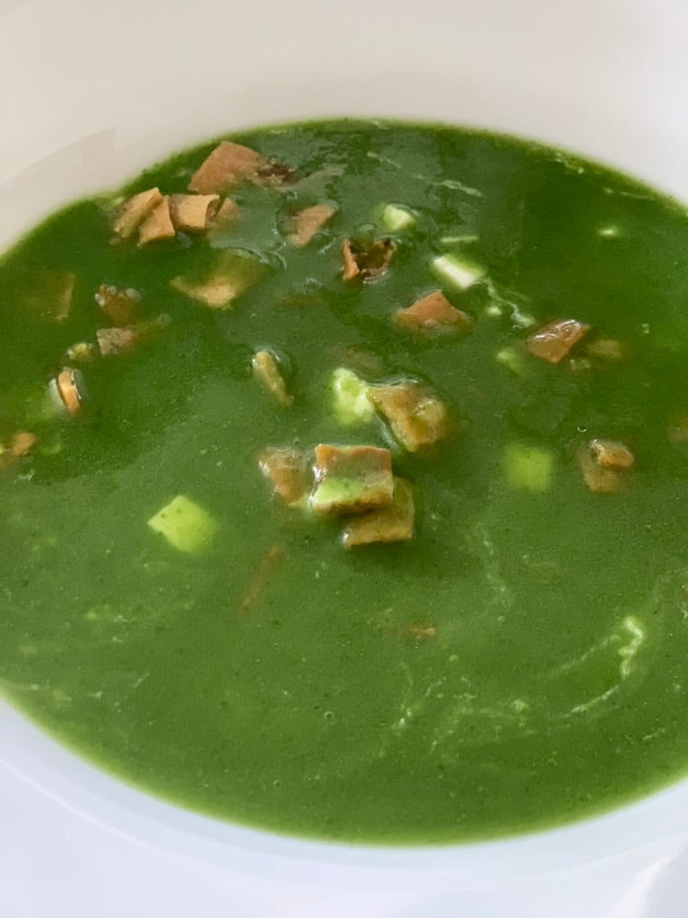 Sopa de cilantro