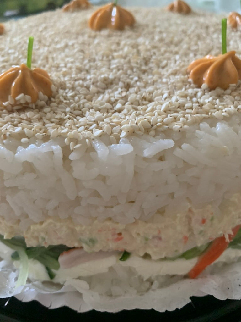 Sushi cake