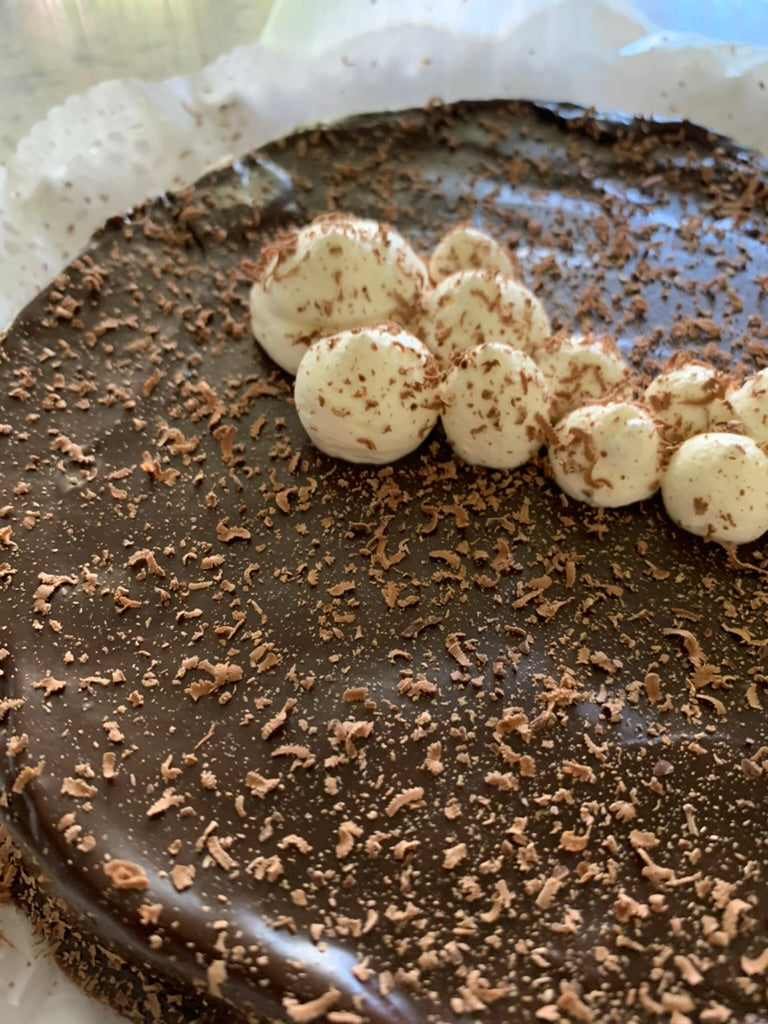 Pastel de doble chocolate (sin gluten)