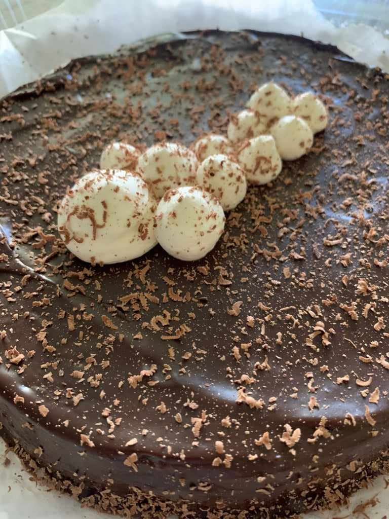 Pastel de doble chocolate (sin gluten)