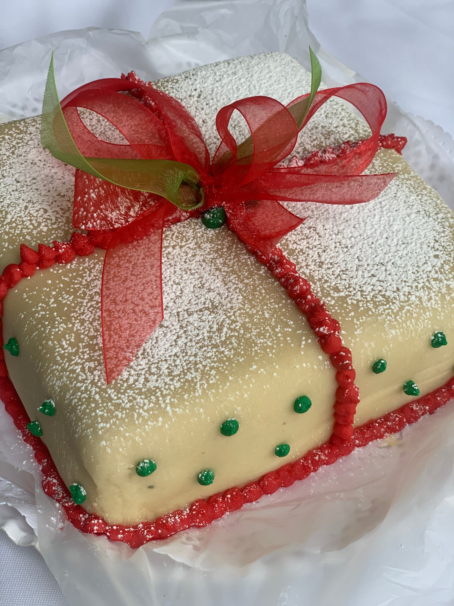 Pastel de Mazapán de Almendras (navideño)