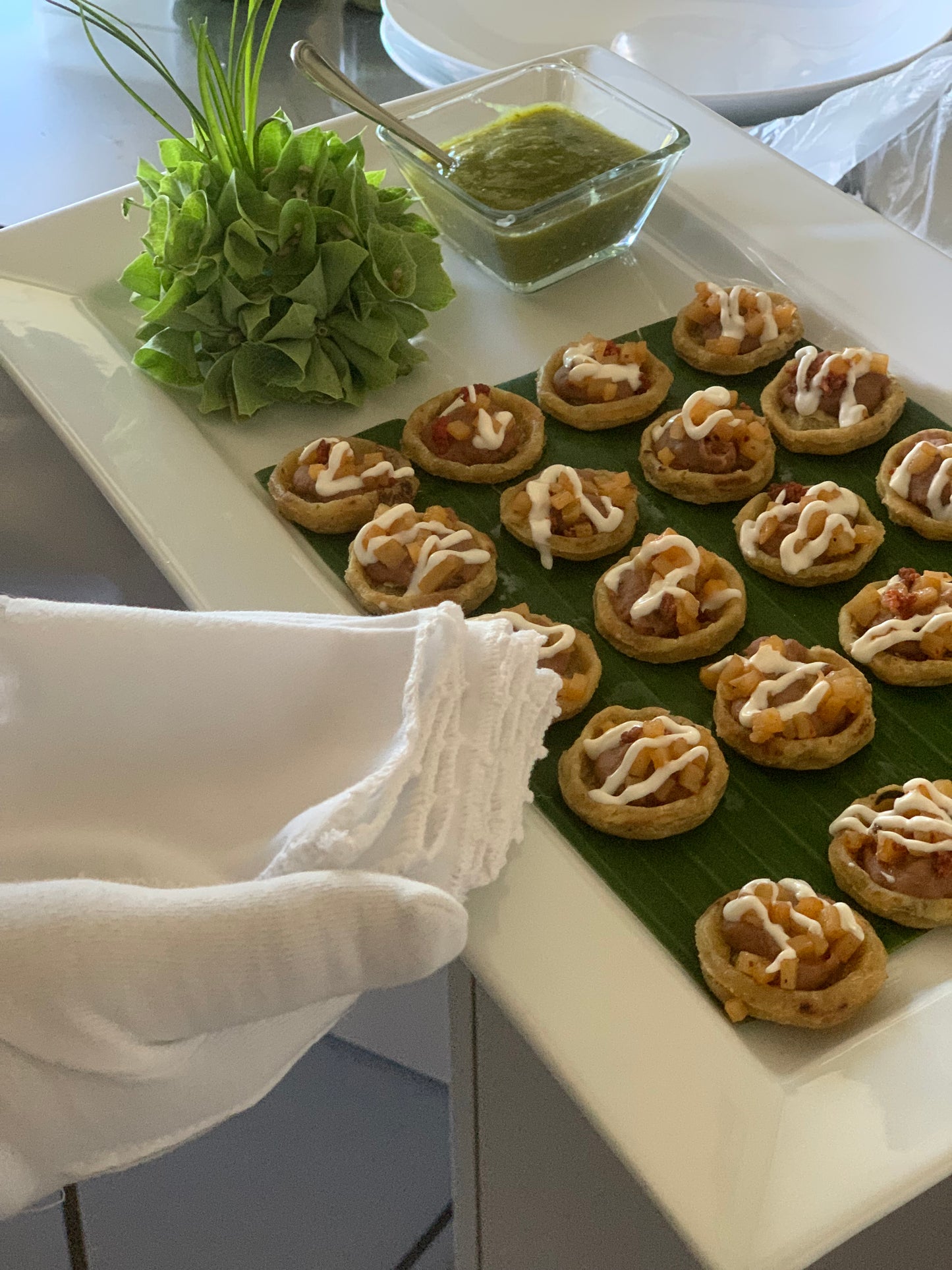 Mini Sopes Rellenos de Chorizo y Papa