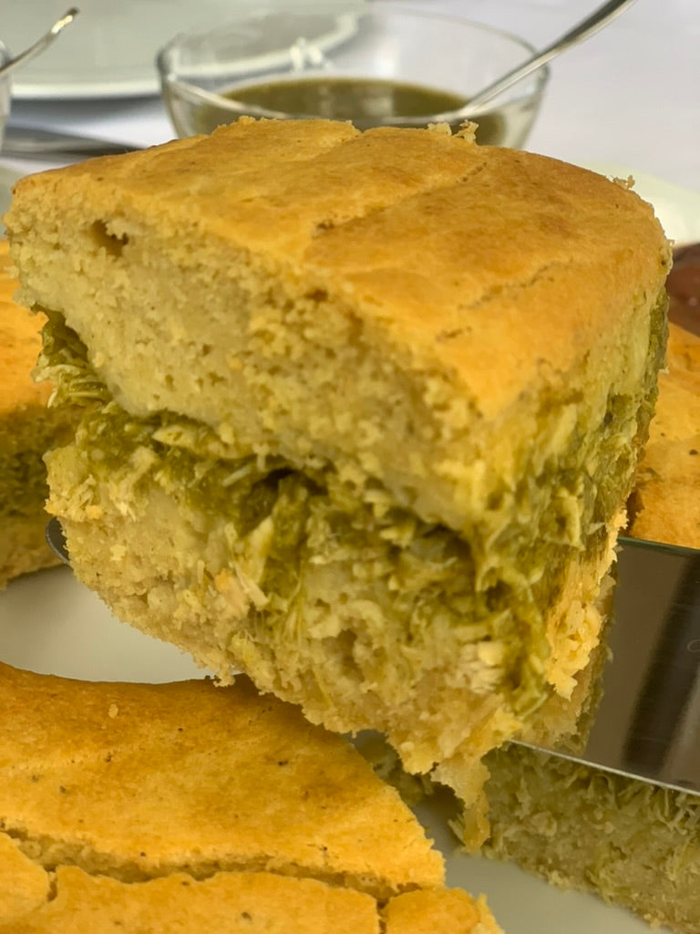 Tamal de cazuela verde