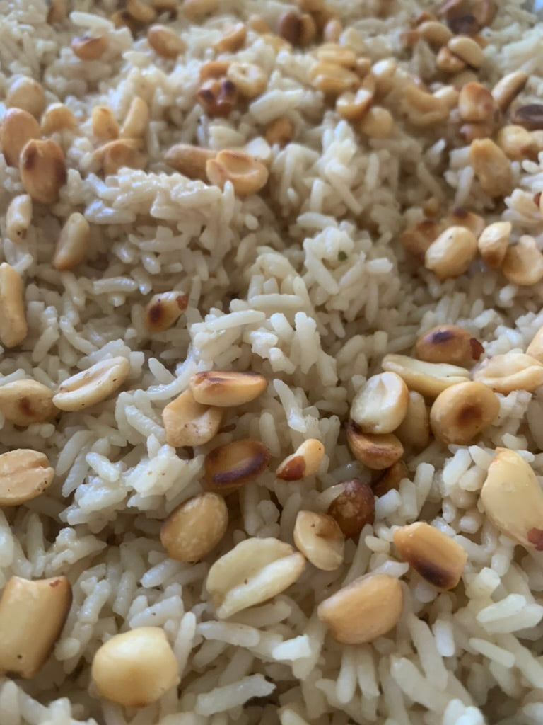 Arroz al cacahuate