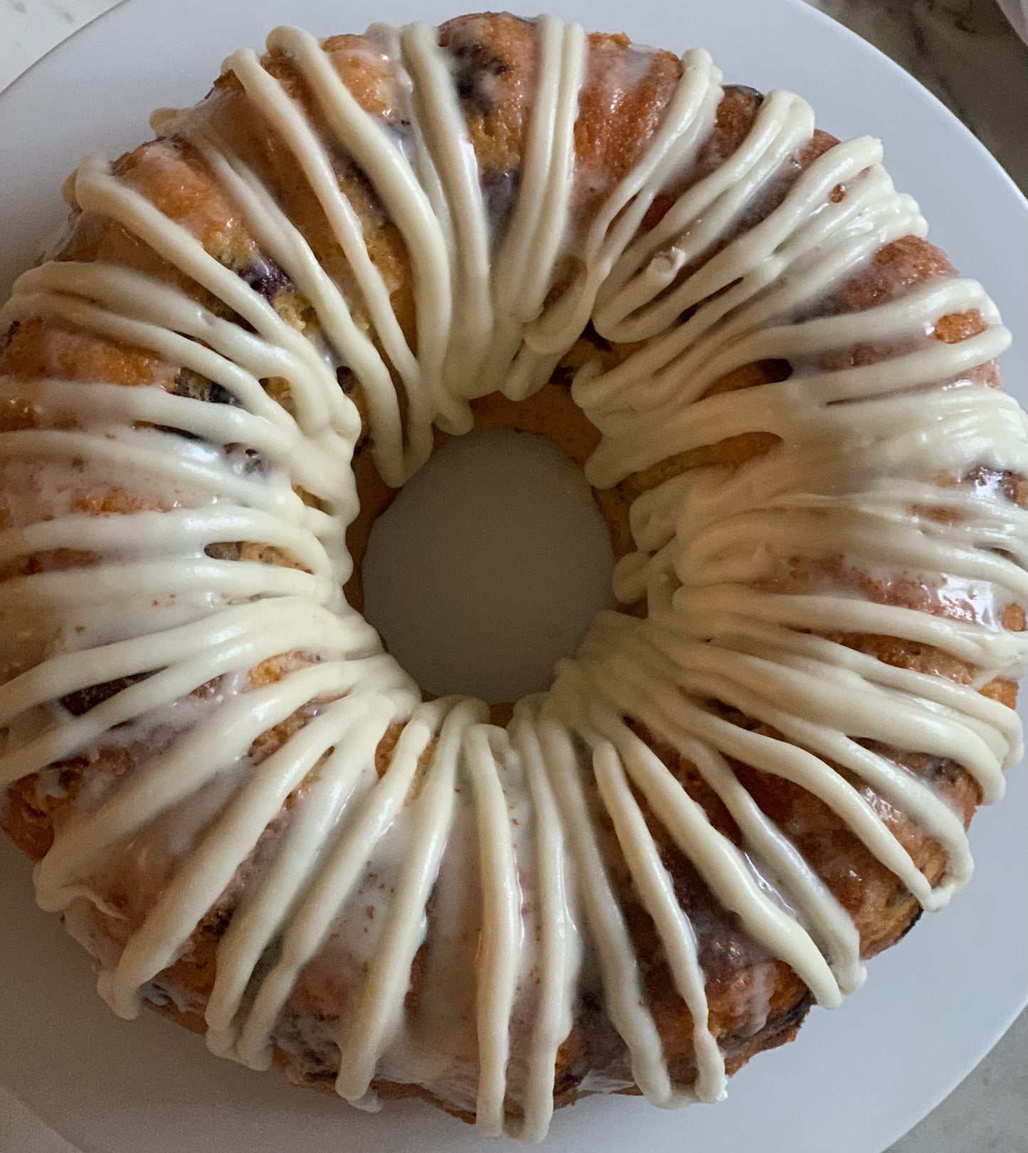 Panqué de blueberry