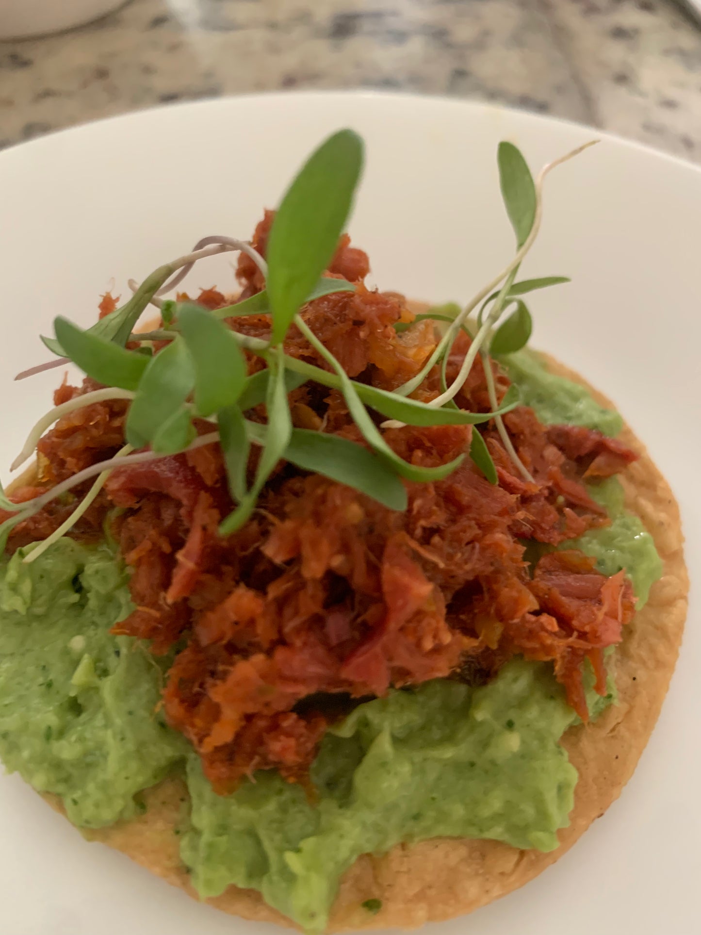 Tostadas de marlin
