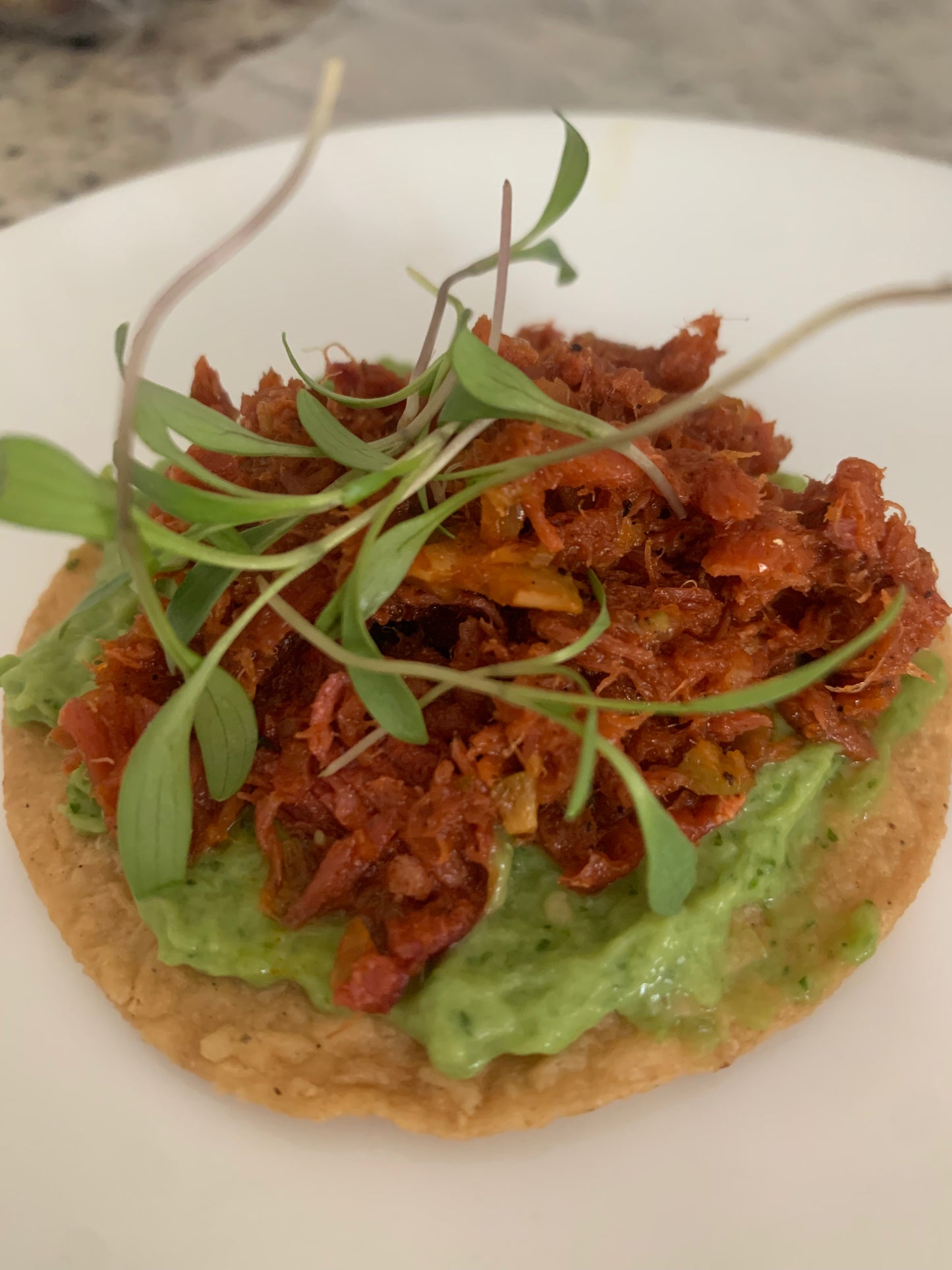 Tostadas de marlin