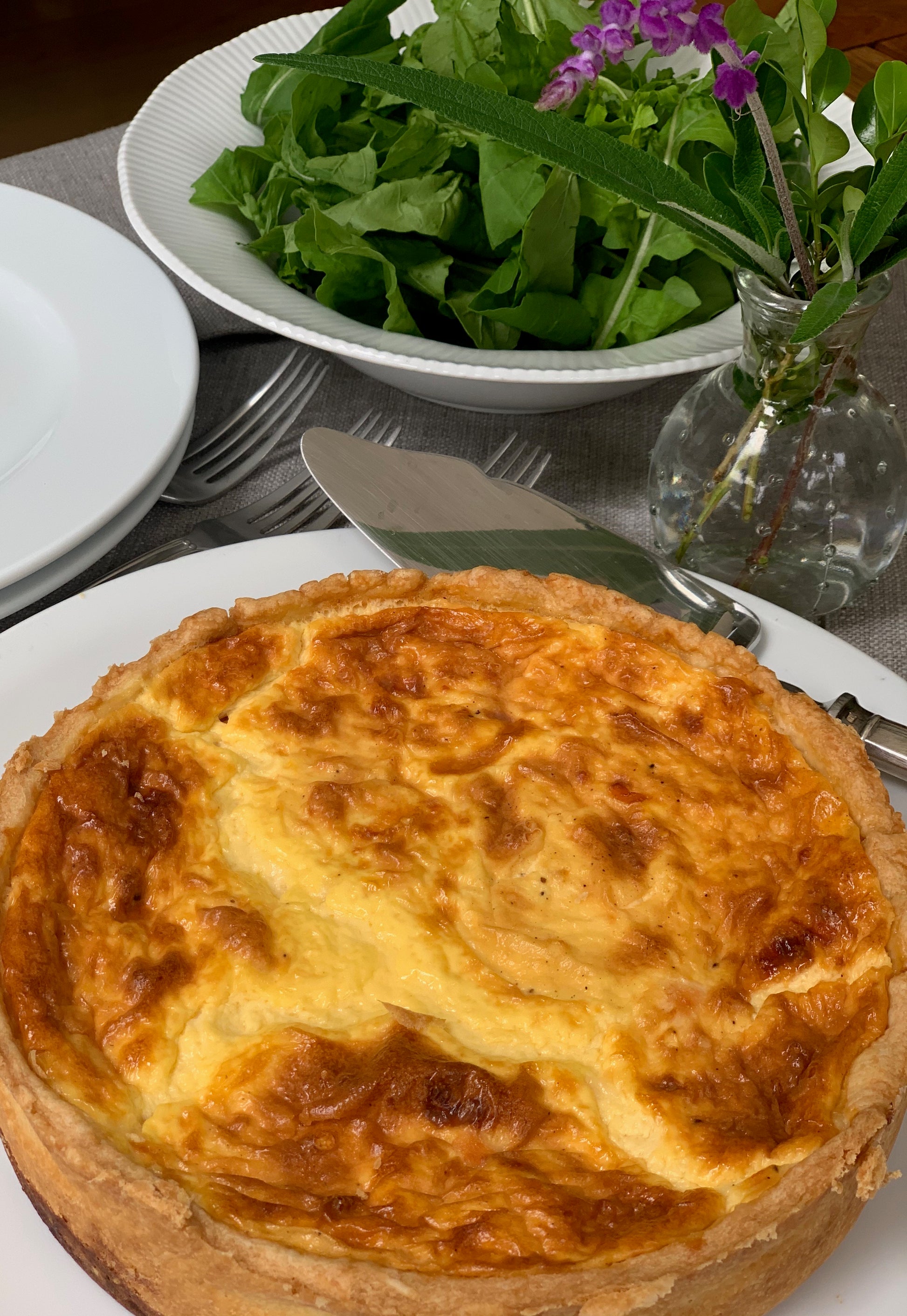 Quiche de la más alta calidad, platillo para deleitar a los paladares más exigentes.